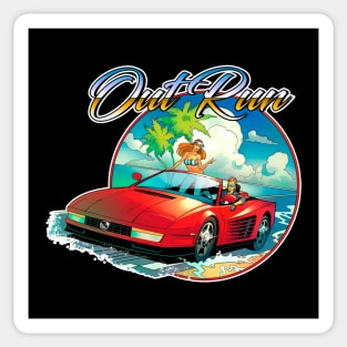 Mod.2 Arcade Out Run OutRun Video Game Sticker